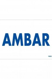 Amabar Uyarı Levhası 17,5x25 KOD:1652