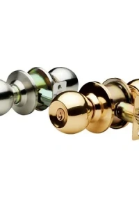 Amerikan Kapı İçin - Topuzlu Otel Tipi Kilit - Saten