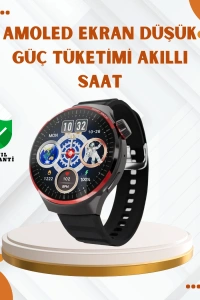 AMOLED Ekranlı Akıllı Saat Bluetooth Arama ve NFC Destekli