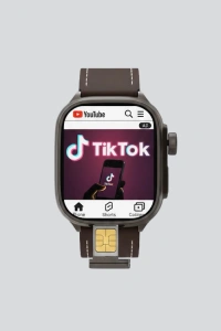 AMOLED Ekranlı Akıllı Saat WhatsApp TikTok YouTube