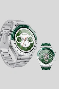 Amoled Smartwatch Harita Modlu Bluetooth Aramalı 3 Değiştirilebilir Kayışlı