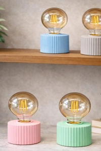 Ampul Tasarımlı Retro Masa Lambası
