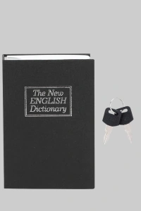 Anahtarlı Gizli Kitap Kasa – Metal İç Yapı, Kamuflajlı Sözlük Tasarım