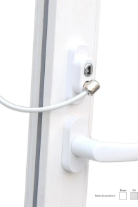 Anahtarlı Halatlı Pvc Kapı Pencere Emniyet Kilidi
