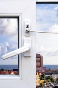 Anahtarlı Halatlı Pvc Kapı Pencere Emniyet Kilidi