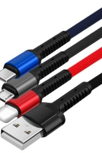 Anahtarlık Çoklu Şarj Kablosu 4 Başlıklı