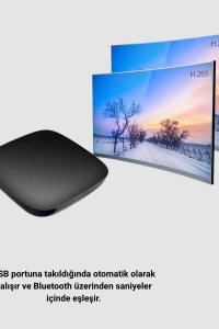 Android Auto Kablosuz Adaptör Bluetooth 5.0 ve 5.8GHz WiFi Destekli