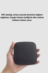 Android Auto Kablosuz Dönüştürücü Hızlı Eşleşme ve Sesli Asistan Destekli