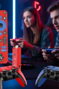 Android Game Stick 10K HD 64GB Çift Kollu TV Oyun Konsolu