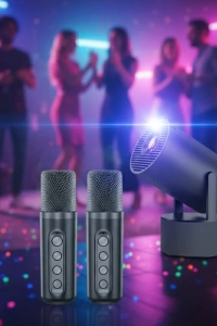 Android Sistemli Projeksiyon Kareoke Cihazı 180° Döner Başlıklı