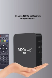 Android TV Box 4K – 2GB RAM 16GB ROM, Kablosuz Wi-Fi Medya Oynatıcı