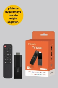 Android TV Stick 4K Ultra HD Görüntü Destekli