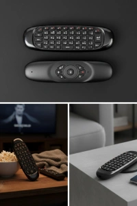 Android TV ve PC Uyumlu Kablosuz Hava Fareli Kumanda