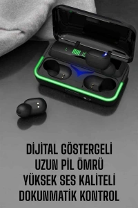 Android Ve İOS Uyumlu Bluetooth Bağlantılı Powerbankli Kulaklık