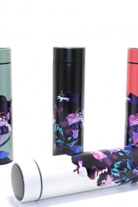Anime Baskılı Dijital Göstergeli Termos 500 ml Model 1