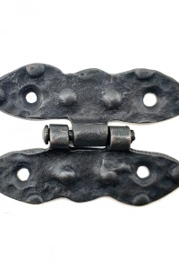 Antika Tarz Dekoratif Pirinç Bodur Menteşe - 75x50 mm, Oksit