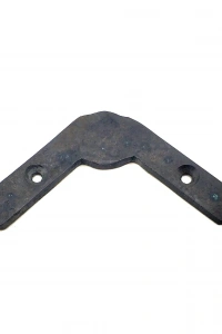 Antika Tarz Dekoratif Pirinç Dövme Gönye - Üst, 80x80mm, Oksit