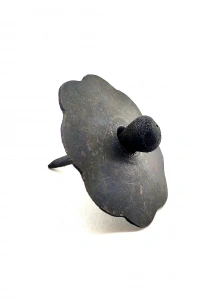 Antika Tarz Dekoratif Pirinç Düğmeli Kabara - 40 mm, Oksit