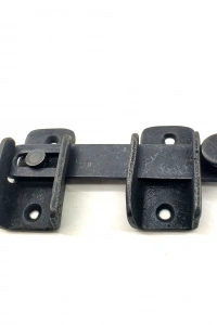 Antika Tarz Dekoratif Pirinç Kapı Mandalı - 57x115 mm, Oksit