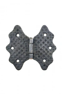 Antika Tarz Dekoratif Pirinç Kelebek Menteşe - 92 mm, Oksit