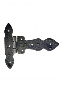 Antika Tarz Dekoratif Pirinç Kuyruklu Düğmeli Menteşe No1 - 117x142 mm, Oksit