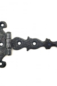 Antika Tarz Dekoratif Pirinç Kuyruklu Kelebek Menteşe - 63x100 mm, Oksit