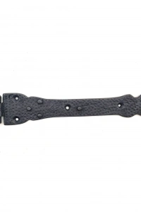 Antika Tarz Dekoratif Pirinç Kuyruklu Lale Menteşe - 147x193 mm, Oksit