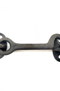 Antika Tarz Dekoratif Pirinç Maymuncuk Çengeli - 8,5cm, Oksit