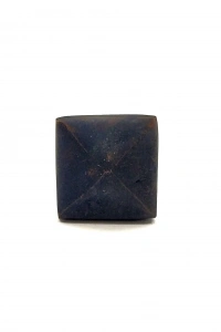 Antika Tarz Dekoratif Pirinç Piramit Kabara - 21 mm, Oksit