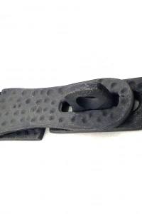 Antika Tarz Dekoratif Pirinç Sandık Askısı - 70x27 mm, Oksit
