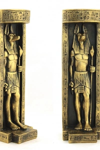 Anubis Figürlü Mumluk