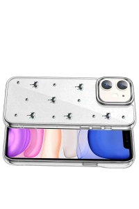 Apple iPhone 11 Fiyonk Desenli Kapak - Desen 1