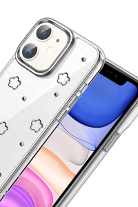 Apple iPhone 11 Fiyonk Desenli Kapak - Desen 2