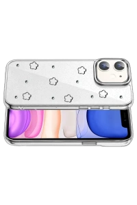 Apple iPhone 11 Fiyonk Desenli Kapak - Desen 2