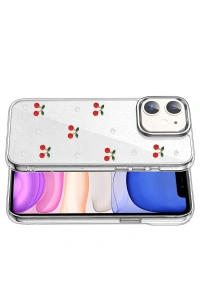 Apple iPhone 11 Fiyonk Desenli Kapak - Desen 9