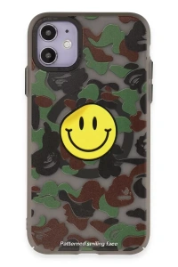 Apple iPhone 11 Kılıf Apollo Magneticsafe Desenli Kapak - Apollo Siyah - 4