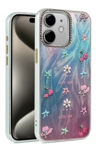 Apple iPhone 11 Kılıf Blade Aynalı Desenli Kapak - Desen 4