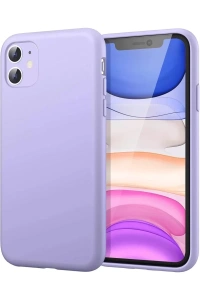 Apple iPhone 11 Kılıf First Silikon - Lila