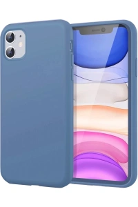 Apple iPhone 11 Kılıf First Silikon - Mavi