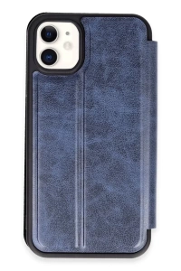 Apple iPhone 11 Kılıf Flip Cover - Lacivert