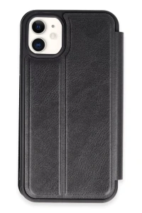 Apple iPhone 11 Kılıf Flip Cover - Siyah