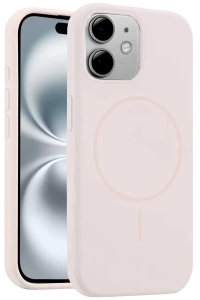 Apple iPhone 11 Kılıf Jully Magsafe Kapak - Pudra