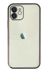 Apple iPhone 11 Kılıf Lensli Silikon - Siyah