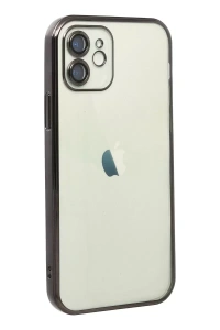 Apple iPhone 11 Kılıf Lensli Silikon - Siyah