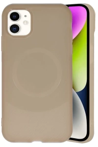 Apple iPhone 11 Kılıf Maya Karbon Kapak - Kahverengi
