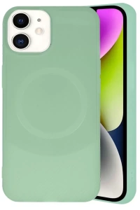 Apple iPhone 11 Kılıf Maya Karbon Kapak - Su Yeşili