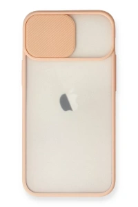 Apple iPhone 11 Kılıf Palm Buzlu Kamera Sürgülü Silikon - Pembe
