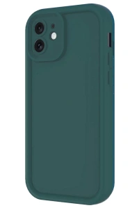Apple iPhone 11 Kılıf Viera Silikon - Koyu Yeşil