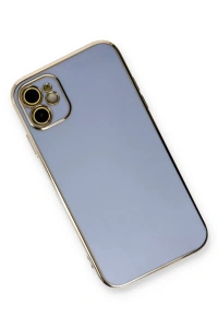 Apple iPhone 11 Kılıf Volet Silikon - Mavi