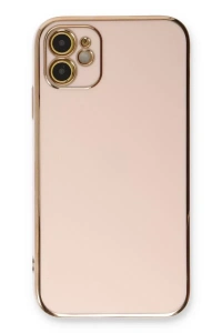 Apple iPhone 11 Kılıf Volet Silikon - Pembe